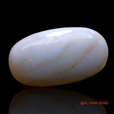 17.00 Cts Natural Australian Fire Opal Loose Gemstone Oval Cabochon 25x14x7 mm AF-5