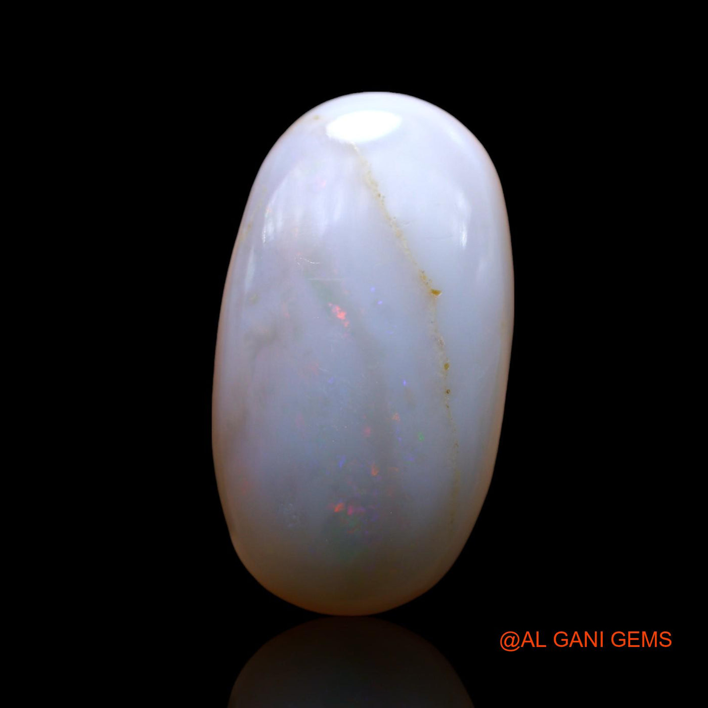 17.00 Cts Natural Australian Fire Opal Loose Gemstone Oval Cabochon 25x14x7 mm AF-5