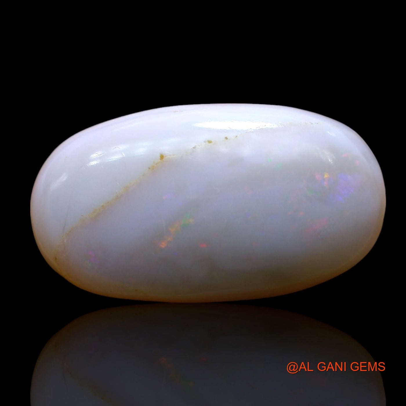 17.00 Cts Natural Australian Fire Opal Loose Gemstone Oval Cabochon 25x14x7 mm AF-5
