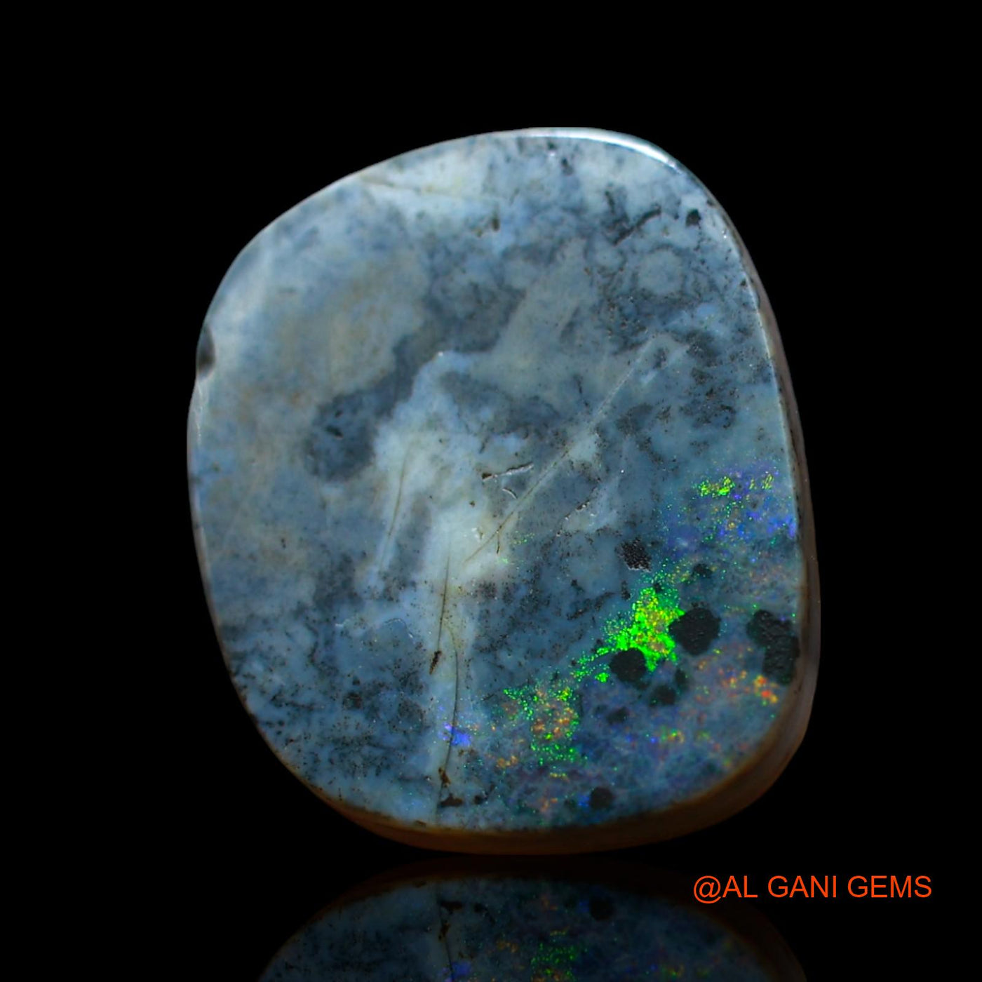 Natural Untreated Fire Opal Loose Gemstone Fancy Cabochon From Australia 6.00 Cts 16x13x3 mm AF-600