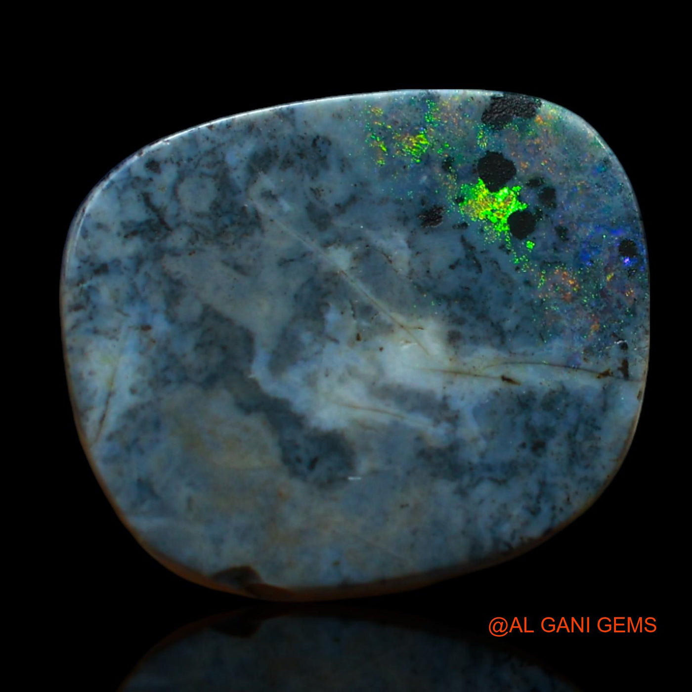 Natural Untreated Fire Opal Loose Gemstone Fancy Cabochon From Australia 6.00 Cts 16x13x3 mm AF-600