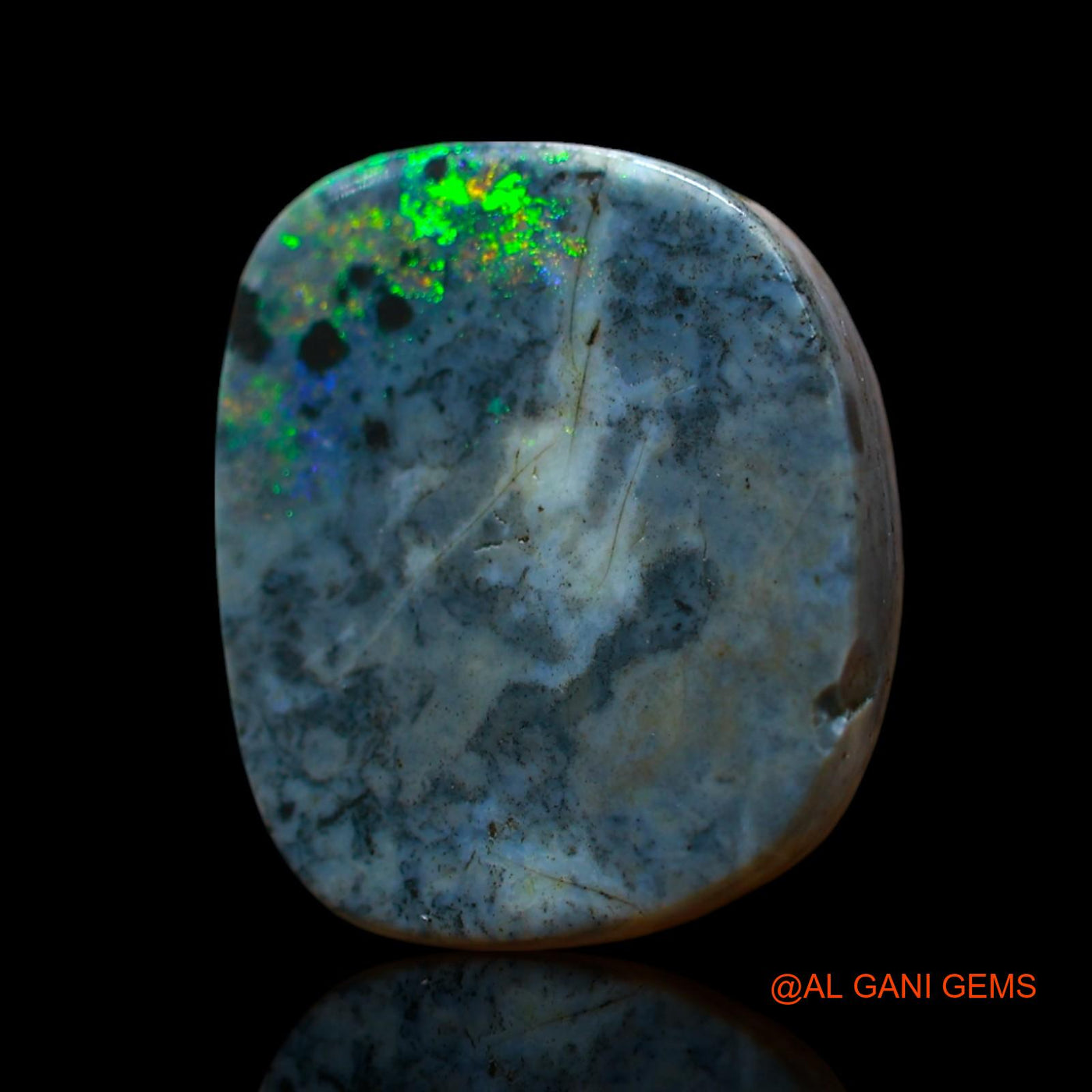 Natural Untreated Fire Opal Loose Gemstone Fancy Cabochon From Australia 6.00 Cts 16x13x3 mm AF-600