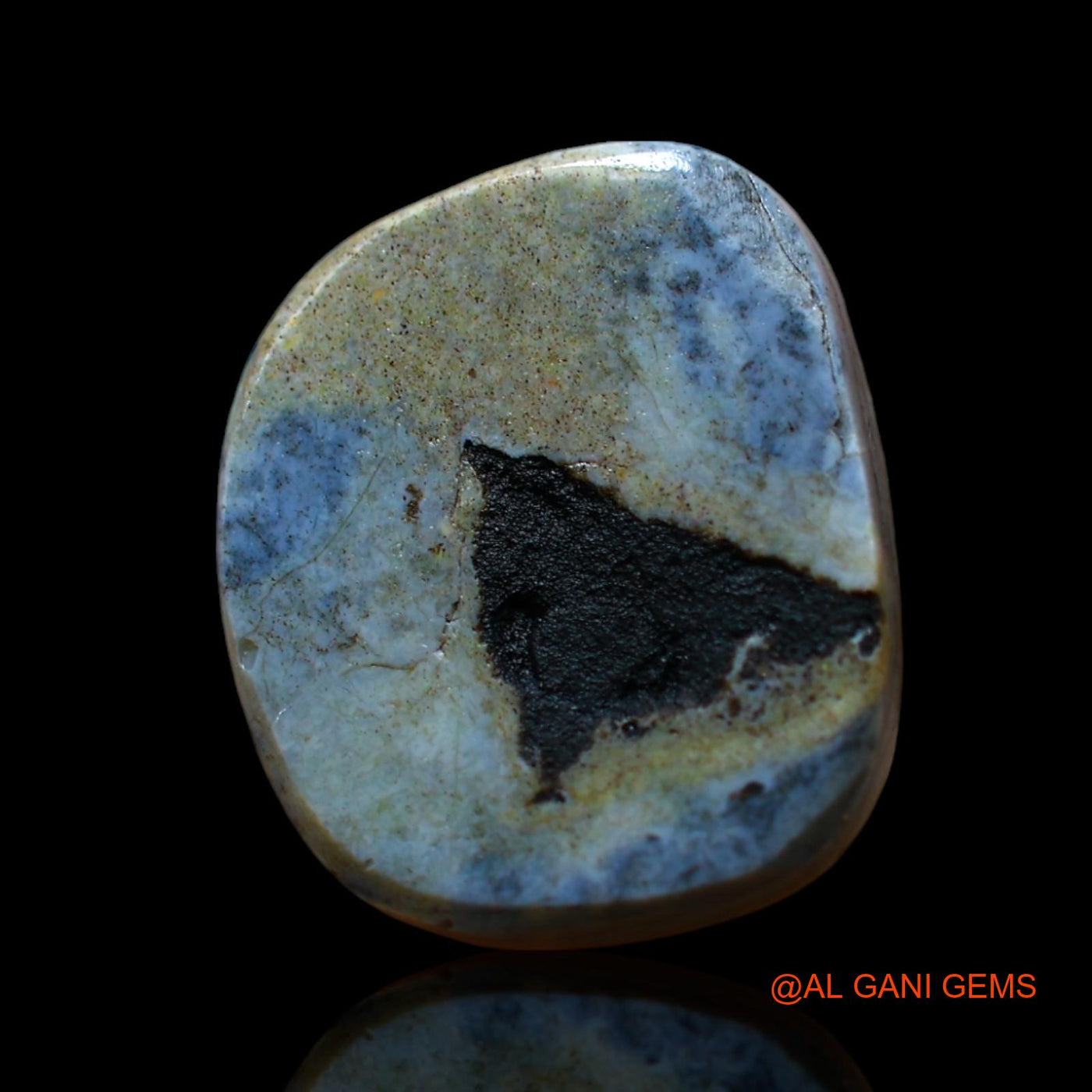 Natural Untreated Fire Opal Loose Gemstone Fancy Cabochon From Australia 6.00 Cts 16x13x3 mm AF-600