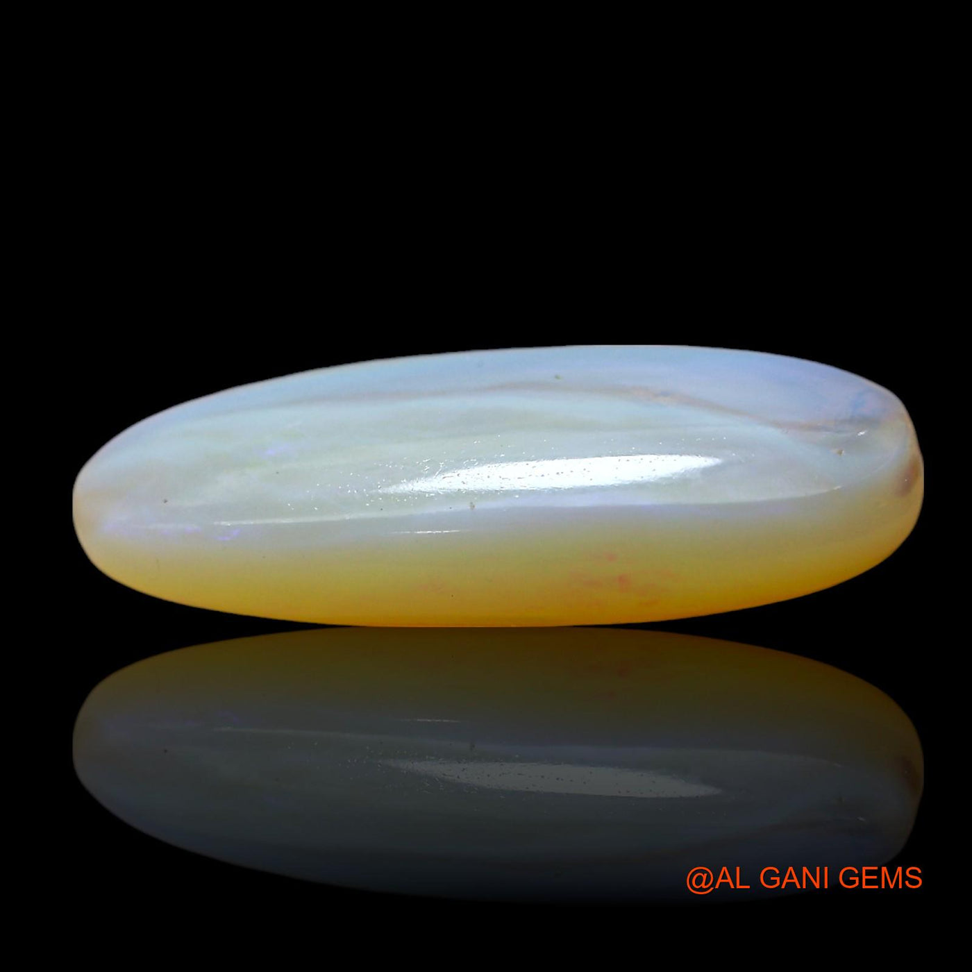 6.00 Cts Natural Australian Fire Opal Loose Gemstone Oval Cabochon 20x9x5 mm AF-602