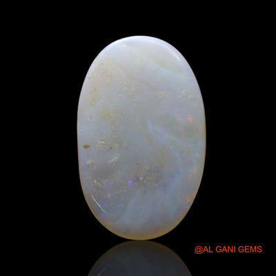 Natural Untreated Fire Opal Loose Gemstone Oval Cabochon From Australia 4.00 Cts 19x12x2 mm AF-603