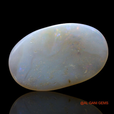 Natural Untreated Fire Opal Loose Gemstone Oval Cabochon From Australia 4.00 Cts 19x12x2 mm AF-603