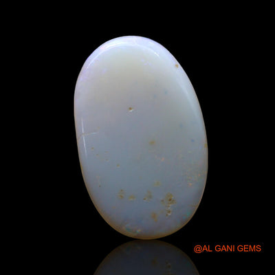 Natural Untreated Fire Opal Loose Gemstone Oval Cabochon From Australia 4.00 Cts 19x12x2 mm AF-603