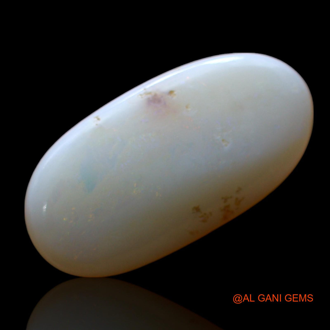 4.00 Cts Natural Australian Fire Opal Oval Cabochon Loose Gemstone For Jewelry 19x10x3 mm AF-604