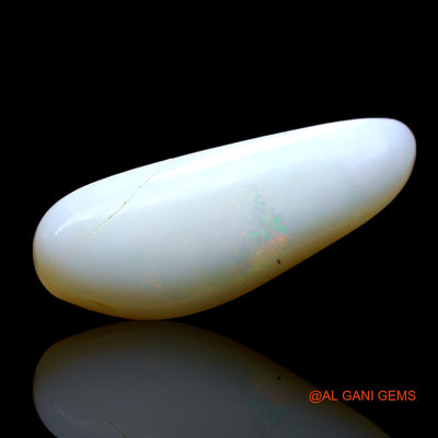 Natural Untreated Fire Opal Loose Gemstone Fancy Cabochon From Australia 4.00 Cts 20x8x4 mm AF-606