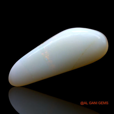 Natural Untreated Fire Opal Loose Gemstone Fancy Cabochon From Australia 4.00 Cts 20x8x4 mm AF-606