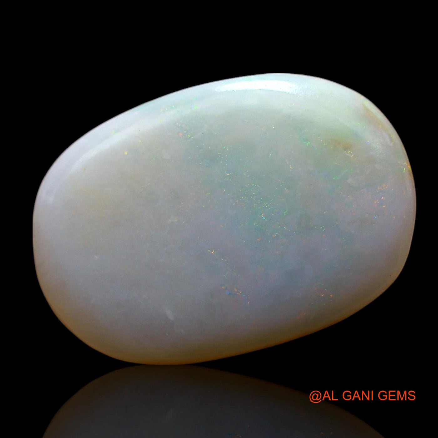 Natural Fire Opal Gemstone 6.00 Cts Loose Oval Cabochon From Australia 17x12x3 mm AF-607