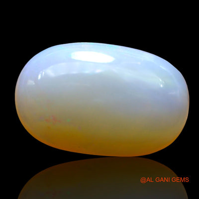 Natural Fire Opal Gemstone 6.00 Cts Loose Oval Cabochon From Australia 17x11x5 mm AF-610