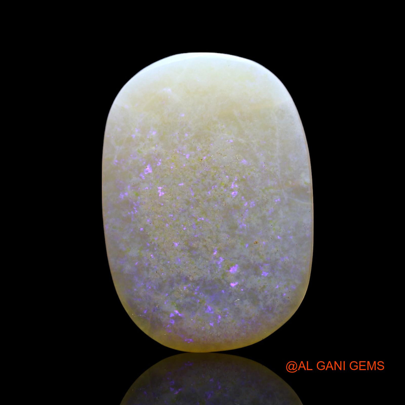 3.00 Cts Natural Australian Fire Opal Oval Cabochon Loose Gemstone For Jewelry 17x12x2 mm AF-611