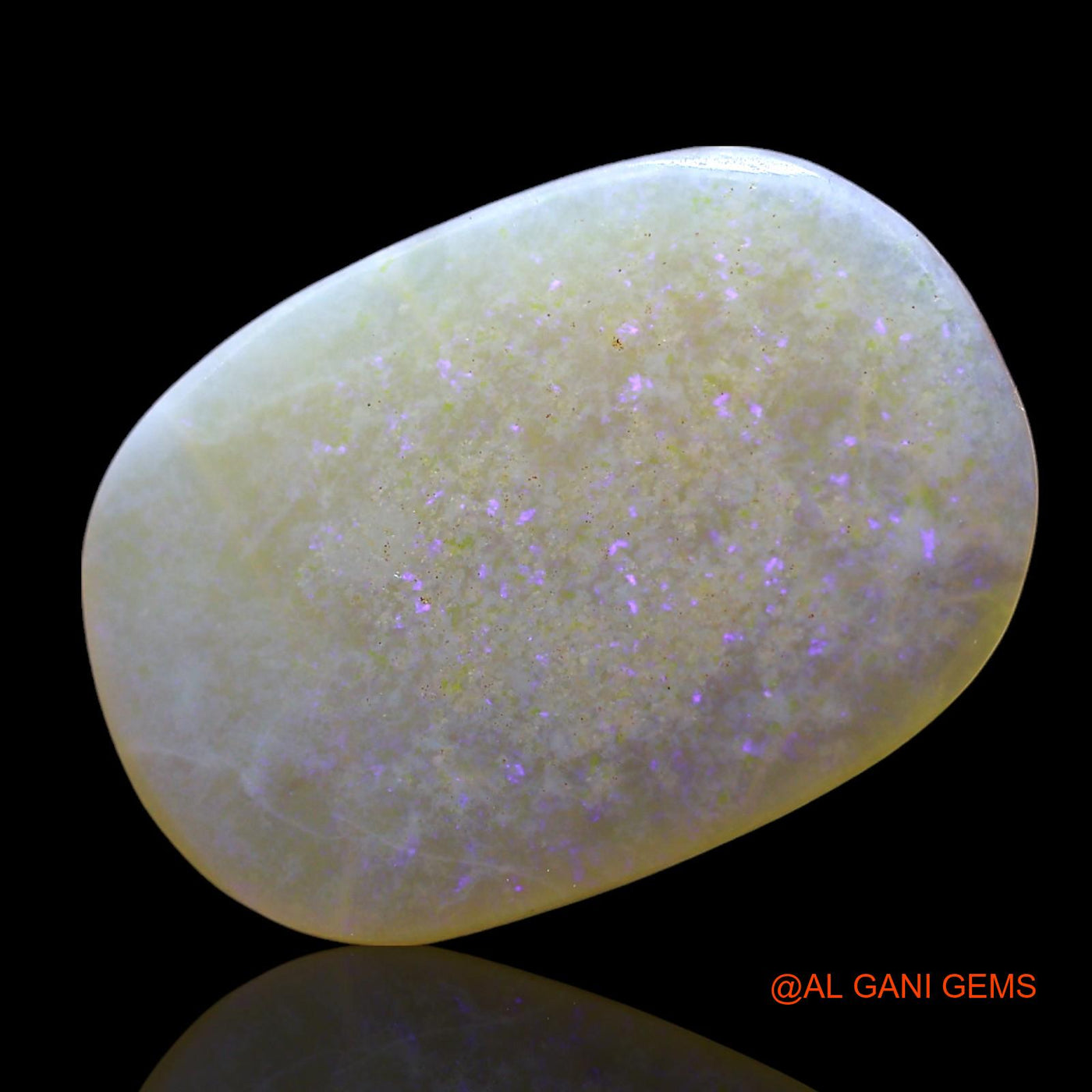 3.00 Cts Natural Australian Fire Opal Oval Cabochon Loose Gemstone For Jewelry 17x12x2 mm AF-611