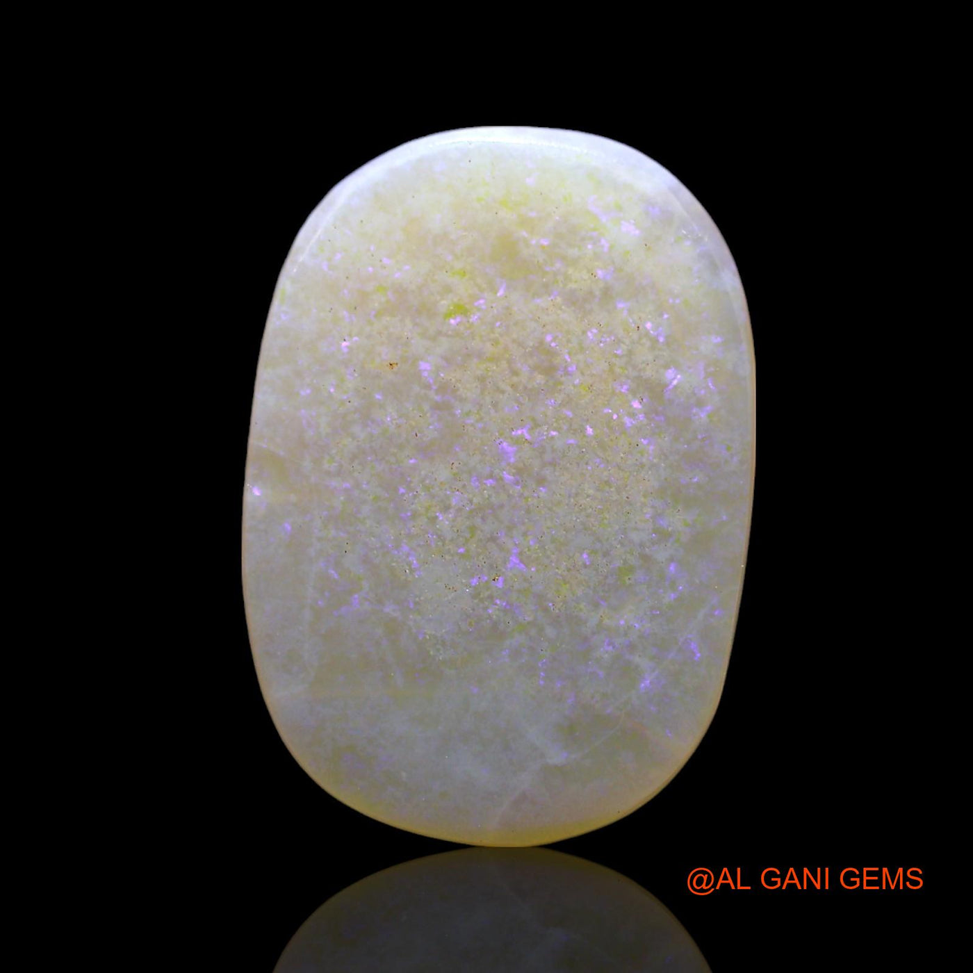 3.00 Cts Natural Australian Fire Opal Oval Cabochon Loose Gemstone For Jewelry 17x12x2 mm AF-611
