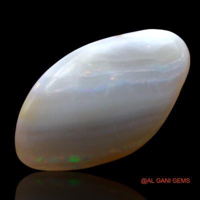 5.00 Cts Natural Australian Fire Opal Loose Gemstone Fancy Cabochon 18x10x4 mm AF-612