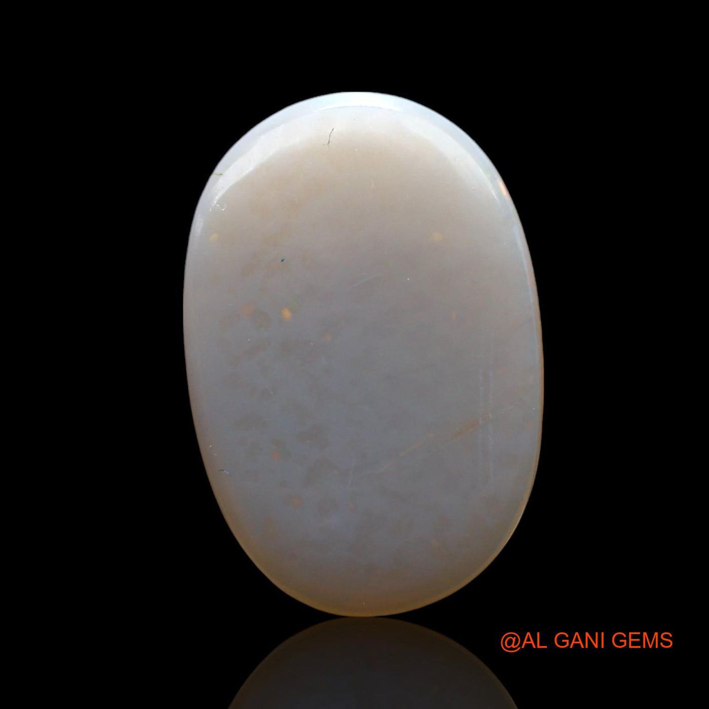 Natural Fire Opal Gemstone 5.00 Cts Loose Oval Cabochon From Australia 17x12x3 mm AF-614