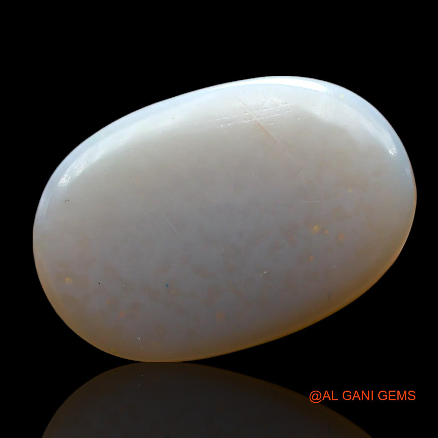 Natural Fire Opal Gemstone 5.00 Cts Loose Oval Cabochon From Australia 17x12x3 mm AF-614