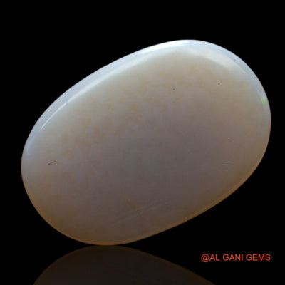 Natural Fire Opal Gemstone 5.00 Cts Loose Oval Cabochon From Australia 17x12x3 mm AF-614