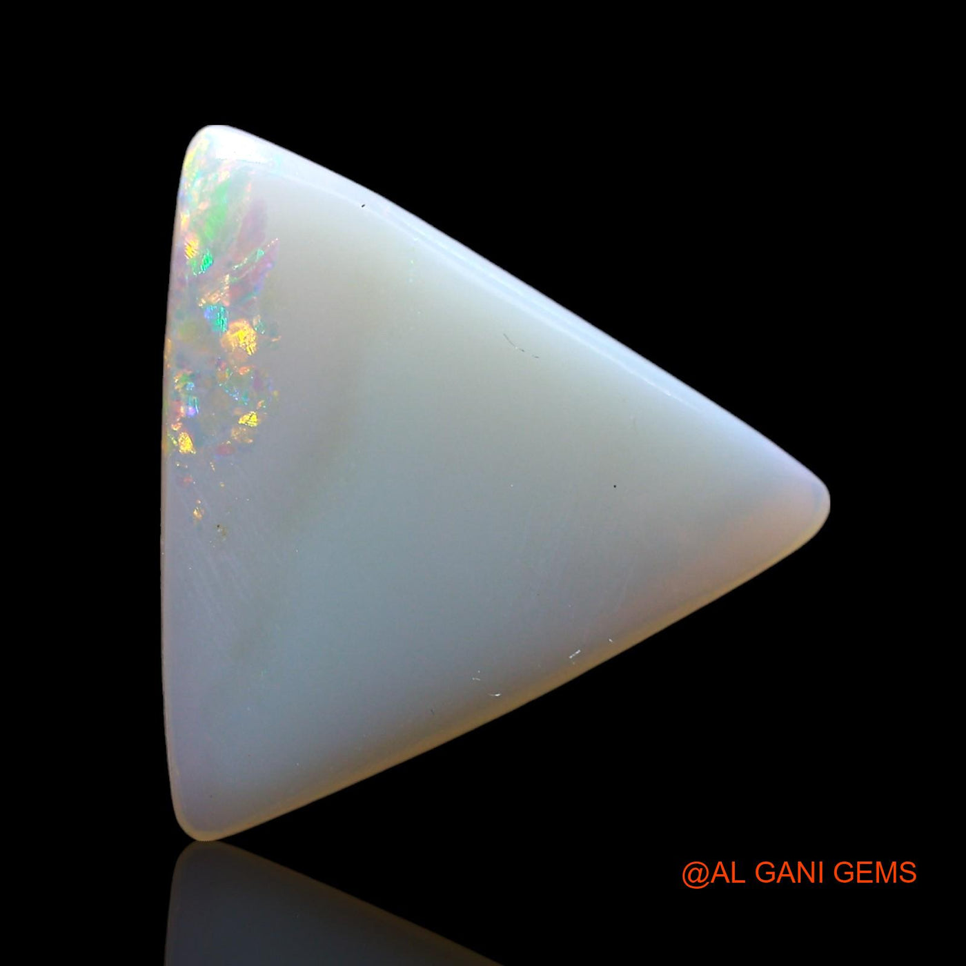 2.00 Cts Natural Australian Fire Opal Loose Gemstone Trillion Cabochon 14x14x2 mm AF-615