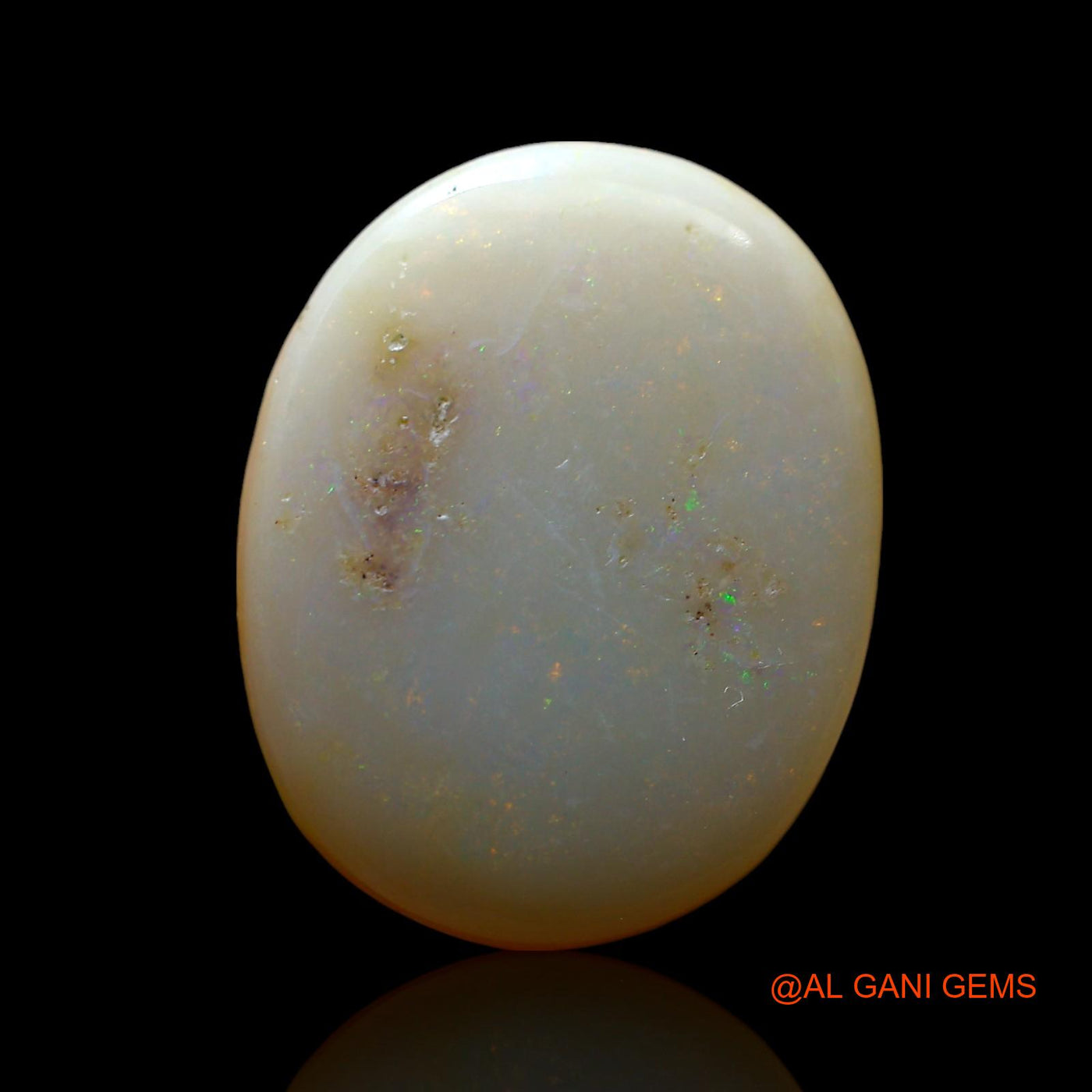 5.00 Cts Natural Australian Fire Opal Loose Gemstone Oval Cabochon 16x13x3 mm AF-617