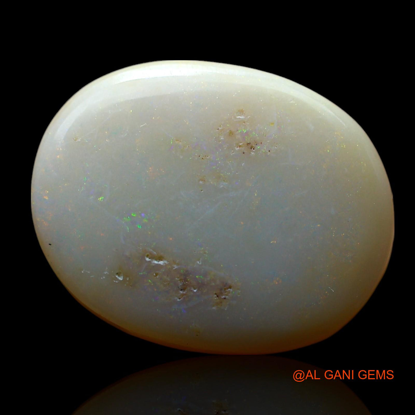 5.00 Cts Natural Australian Fire Opal Loose Gemstone Oval Cabochon 16x13x3 mm AF-617