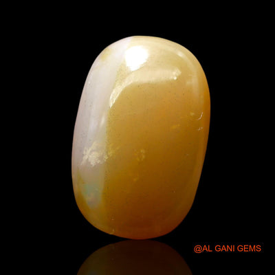 Natural Fire Opal Gemstone 6.00 Cts Loose Oval Cabochon From Australia 17x11x5 mm AF-618