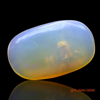 4.00 Cts Natural Australian Fire Opal Oval Cabochon Loose Gemstone For Jewelry 17x10x3 mm AF-619