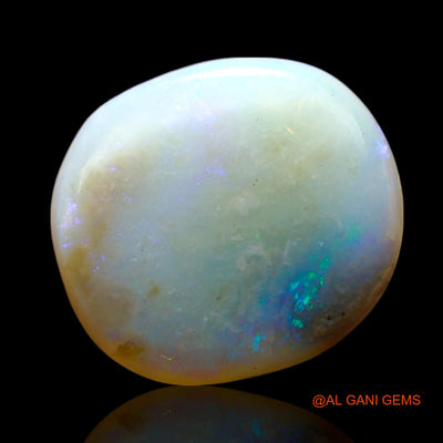 Natural Untreated Fire Opal Loose Gemstone Oval Cabochon From Australia 6.00 Cts 15x14x4 mm AF-620