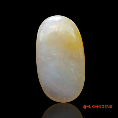 Natural Fire Opal Gemstone 4.00 Cts Loose Oval Cabochon From Australia 18x9x3 mm AF-621