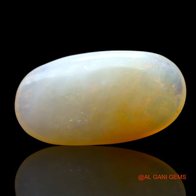 Natural Fire Opal Gemstone 4.00 Cts Loose Oval Cabochon From Australia 18x9x3 mm AF-621