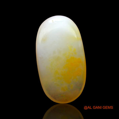 Natural Fire Opal Gemstone 4.00 Cts Loose Oval Cabochon From Australia 18x9x3 mm AF-621