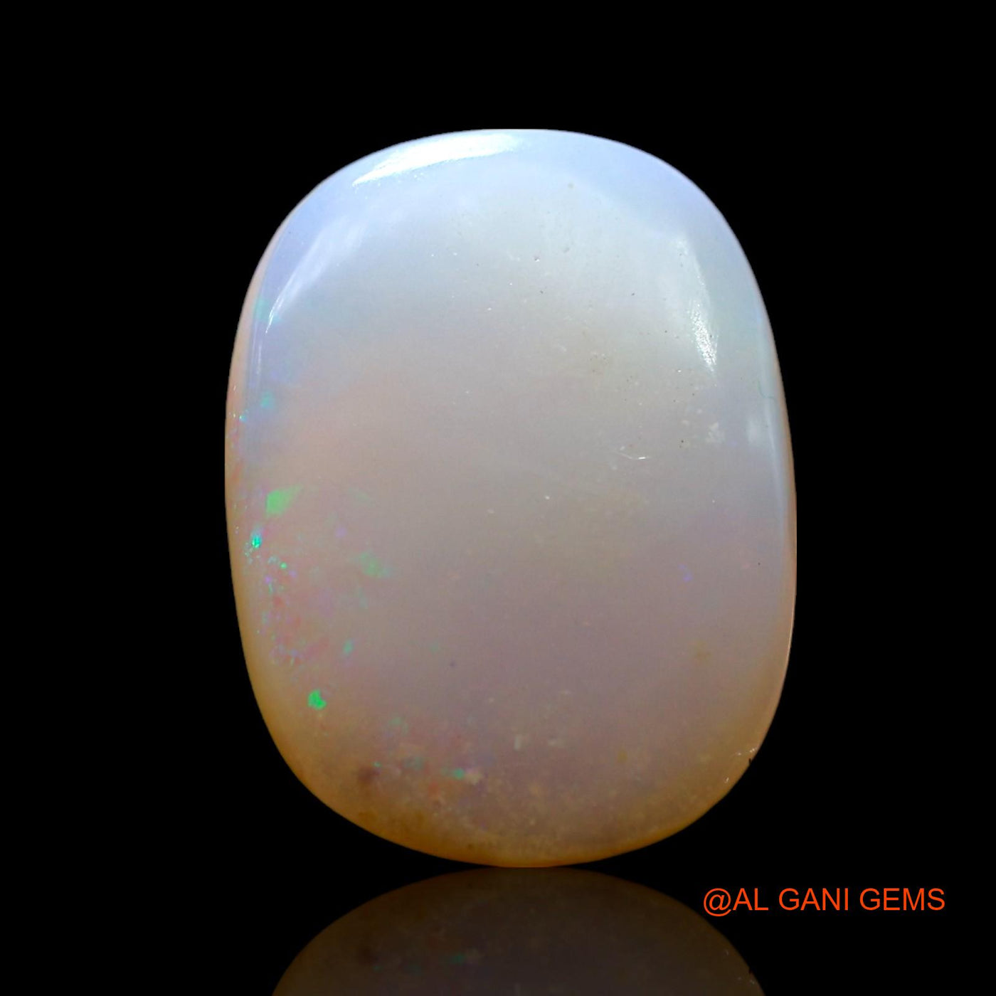 4.00 Cts Natural Australian Fire Opal Loose Gemstone Oval Cabochon 15x11x3 mm AF-622
