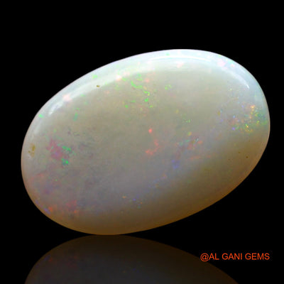 Natural Fire Opal Gemstone 3.00 Cts Loose Oval Cabochon From Australia 16x11x2 mm AF-623