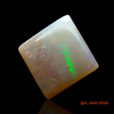 Natural Untreated Fire Opal Loose Gemstone Square Cabochon From Australia 6.00 Cts 12x12x4 mm AF-625