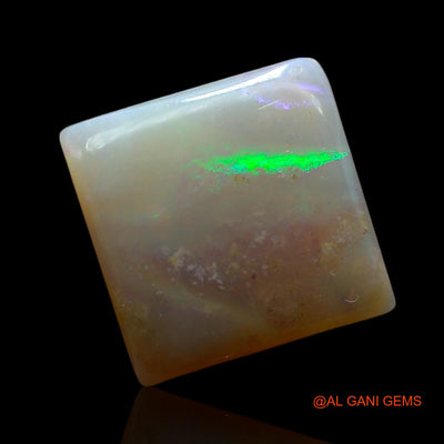 Natural Untreated Fire Opal Loose Gemstone Square Cabochon From Australia 6.00 Cts 12x12x4 mm AF-625
