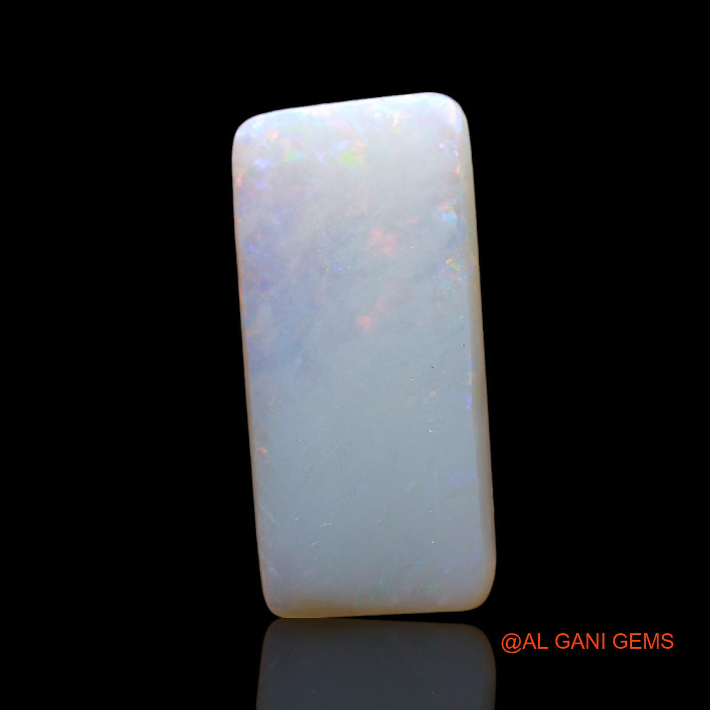 3.00 Cts Natural Australian Fire Opal Loose Gemstone Square Cabochon 17x8x2 mm AF-626