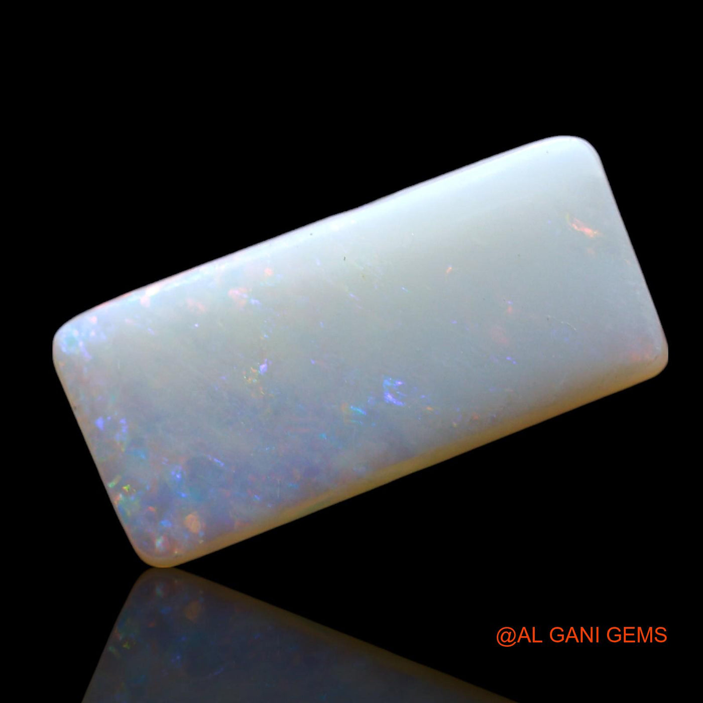 3.00 Cts Natural Australian Fire Opal Loose Gemstone Square Cabochon 17x8x2 mm AF-626