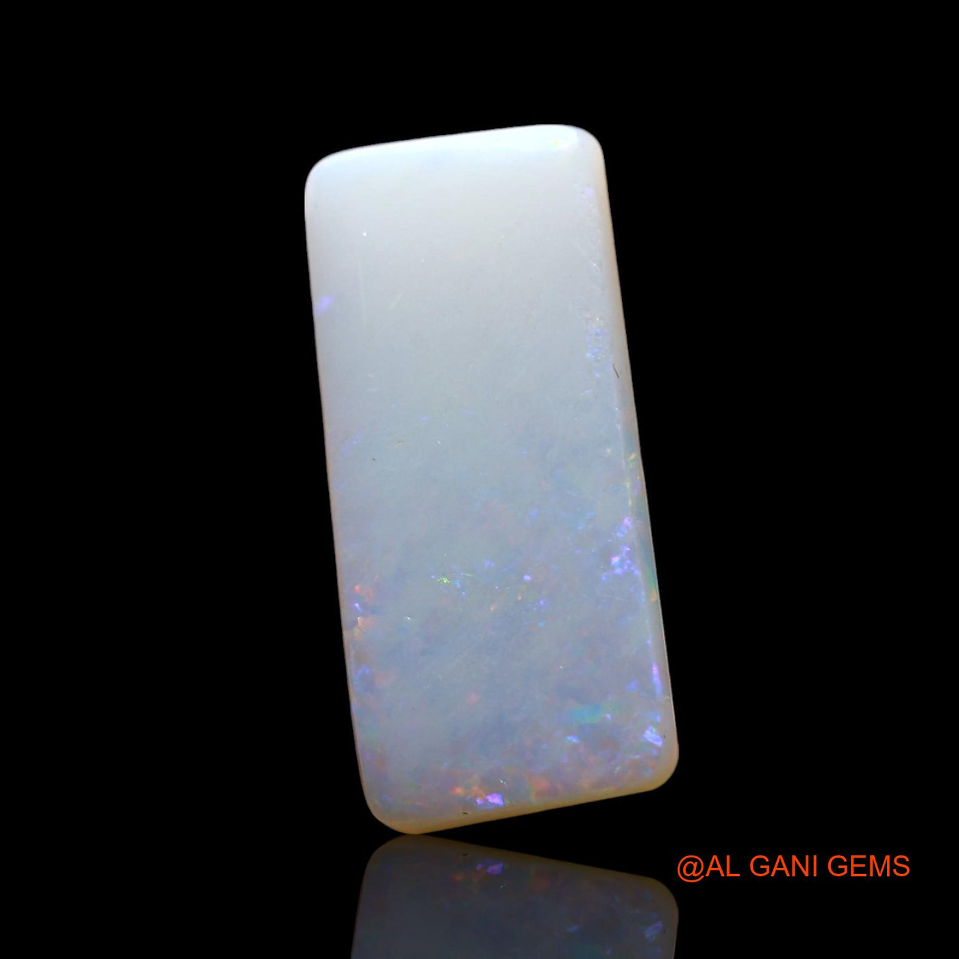 3.00 Cts Natural Australian Fire Opal Loose Gemstone Square Cabochon 17x8x2 mm AF-626