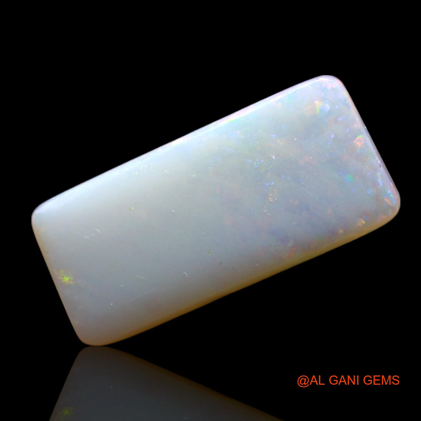 3.00 Cts Natural Australian Fire Opal Loose Gemstone Square Cabochon 17x8x2 mm AF-626