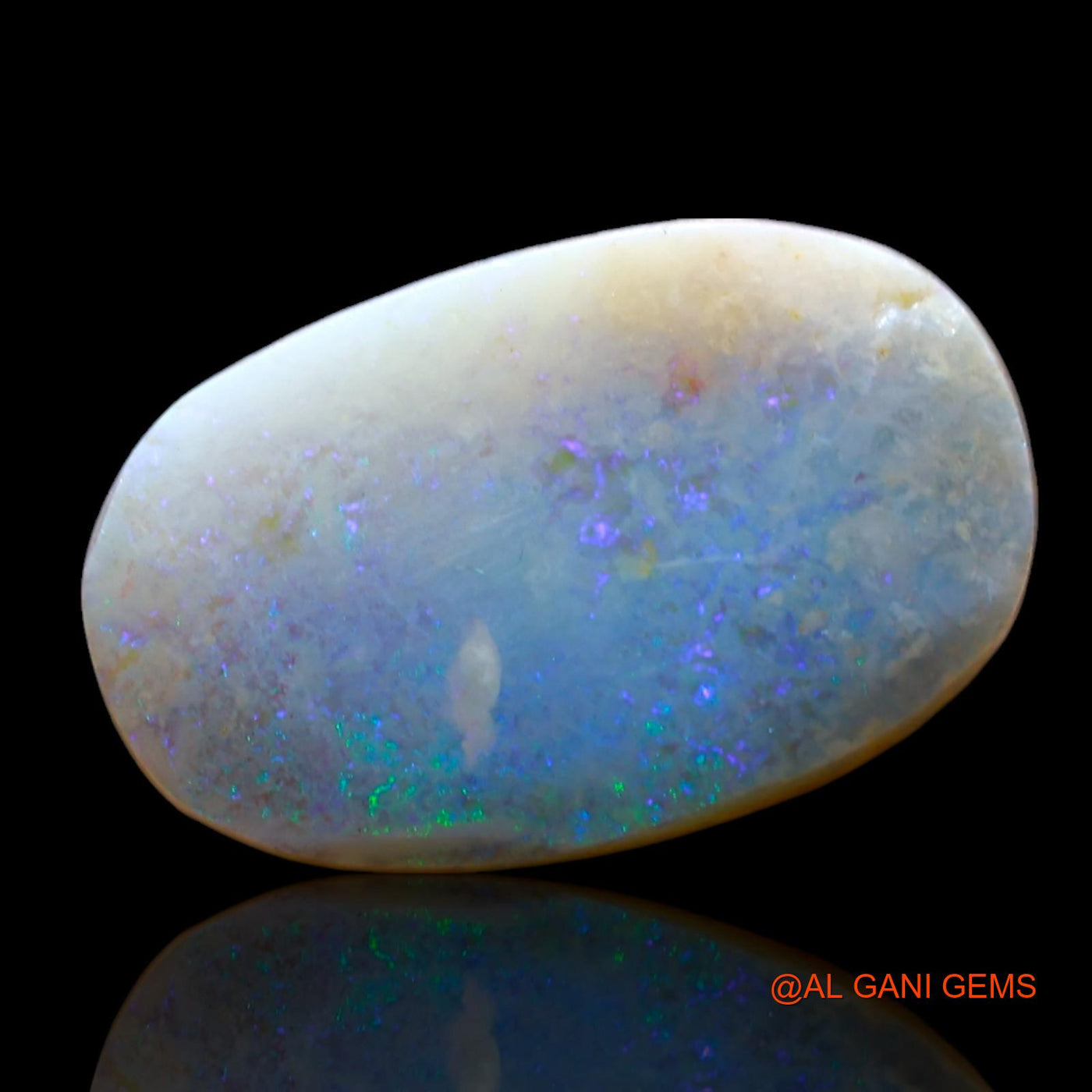 4.00 Cts Natural Australian Fire Opal Loose Gemstone Oval Cabochon 16x10x4 mm AF-628