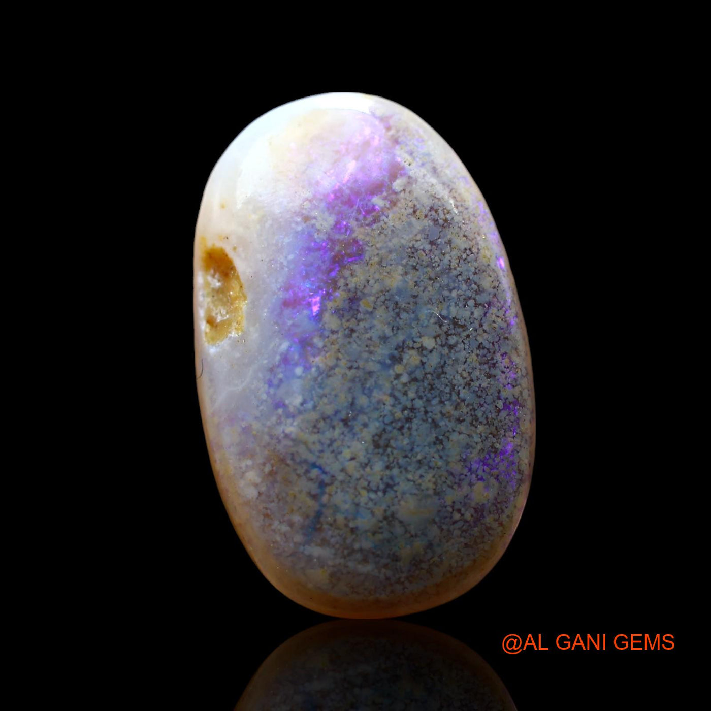 4.00 Cts Natural Australian Fire Opal Loose Gemstone Oval Cabochon 16x10x4 mm AF-628