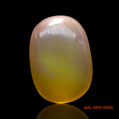 7.00 Cts Natural Australian Fire Opal Oval Cabochon Loose Gemstone For Jewelry 16x11x5 mm AF-629