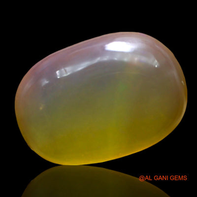 7.00 Cts Natural Australian Fire Opal Oval Cabochon Loose Gemstone For Jewelry 16x11x5 mm AF-629