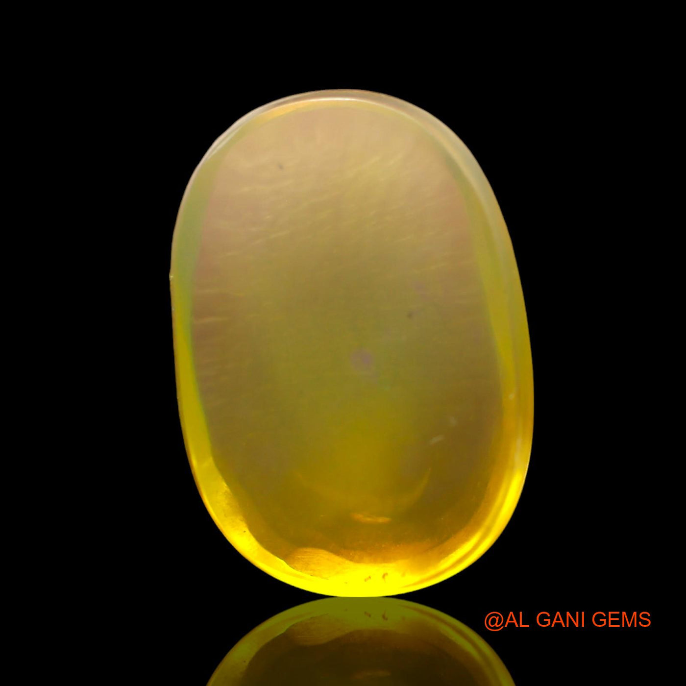 7.00 Cts Natural Australian Fire Opal Oval Cabochon Loose Gemstone For Jewelry 16x11x5 mm AF-629