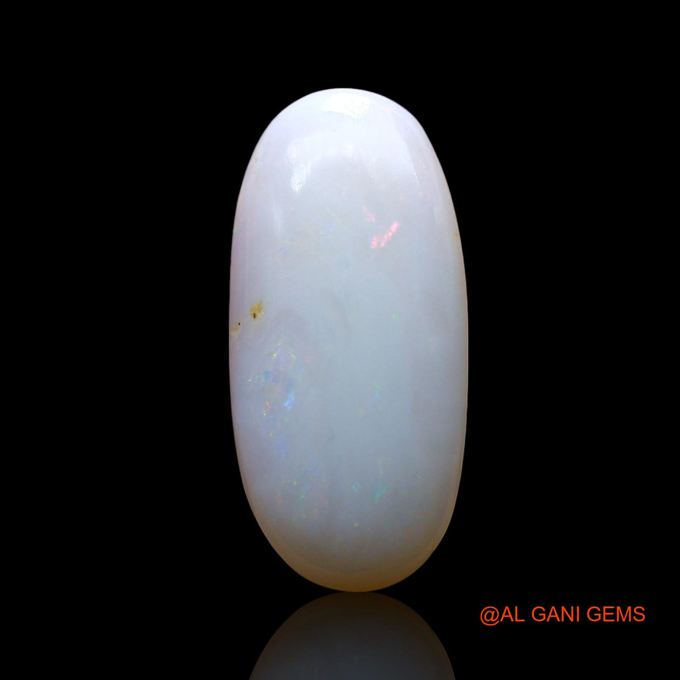 Natural Fire Opal Gemstone 3.00 Cts Loose Oval Cabochon From Australia 18x9x3 mm AF-631