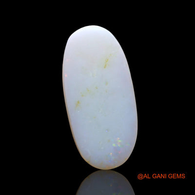 Natural Fire Opal Gemstone 3.00 Cts Loose Oval Cabochon From Australia 18x9x3 mm AF-631