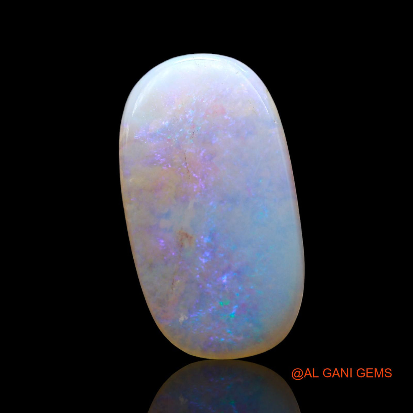 Natural Untreated Fire Opal Loose Gemstone Oval Cabochon From Australia 2.00 Cts 17x9x2 mm AF-633