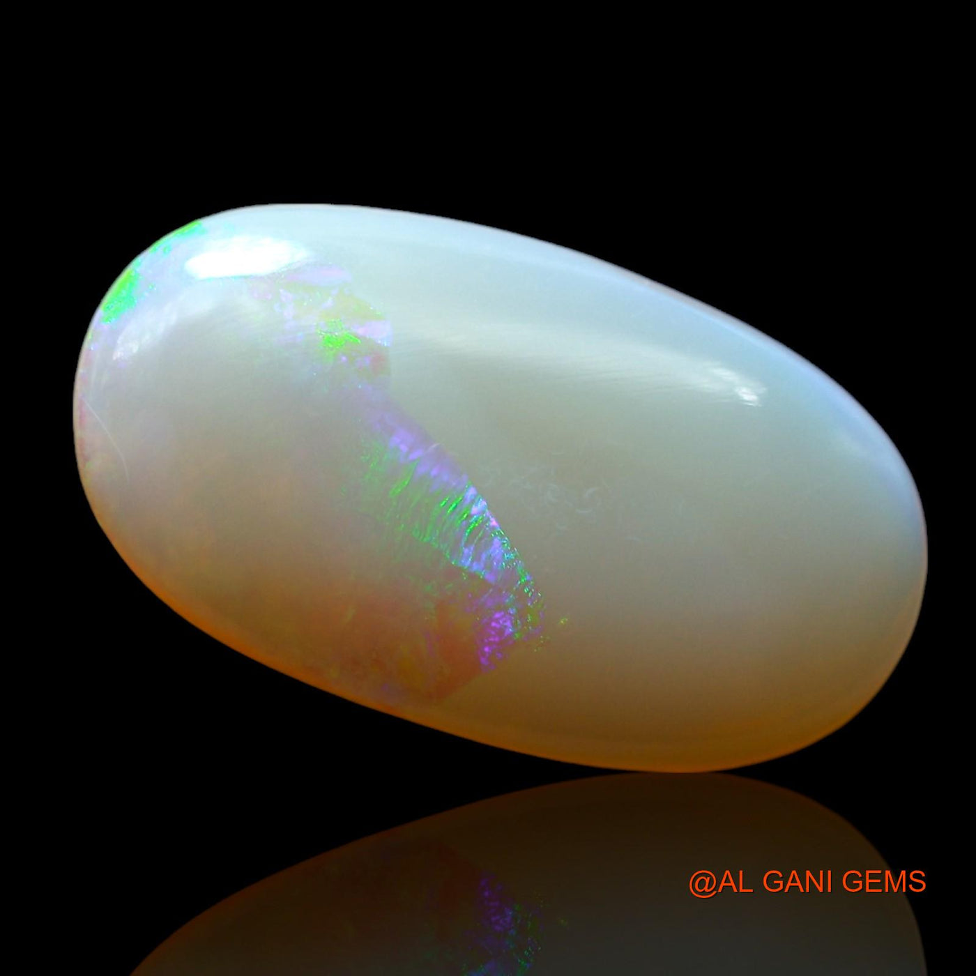 4.00 Cts Natural Australian Fire Opal Loose Gemstone Oval Cabochon 18x10x3 mm AF-634