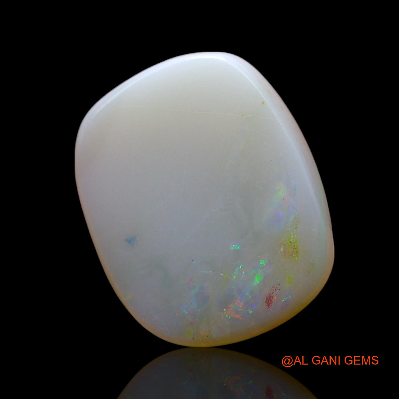 Natural Untreated Fire Opal Loose Gemstone Oval Cabochon From Australia 5.00 Cts 14x12x4 mm AF-637